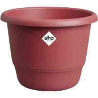 You do it Amiga Rond 25 - Bloempot voor Binnen & Buiten - 100% Gerecycled Plastic - Ø 24.5 x H 18.5 cm - Theater rood