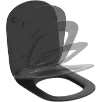 Ideal standard Tesi - Wc bril ultradun, softclose, zwart T3527V3