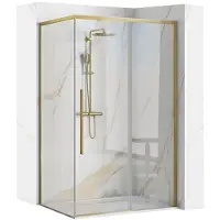 REA Solar Gold Brush 120x90 Douchewand