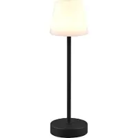TRIO Oplaadbare tafellamp Martinez zwart