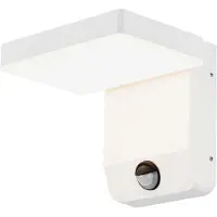 V-TAC VT-11020S-SQ-W Draaibare LED Wandlampen met Sensor - IP65 - Wit - 17W - 2520 Lumen - 3000K - Modelnr: -