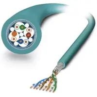 Phoenix Contact 1416318 Netwerkkabel PUR halogenfrei 4 x 2 x 0.14 mm² Waterblauw 1 stuk(s)