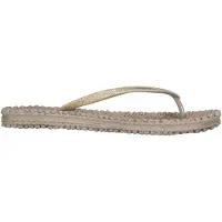 Ilse jacobsen Teenslipper 'Cheerful 01' goudgeel / greige