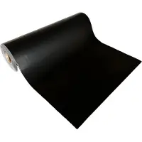 Benza Effen Matglanzend Zwart Inpakpapier Cadeaupapier Toonbankrol 50 cm x 200 meter
