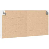 vidaXL Vitrinekast 100x8,5x50 cm bewerkt hout wit