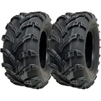 Parnells 25x10.00-12 ATV Quad-banden, 6-laags, merk Wanda, type P377, met E-keur (legaal voor gebruik op de openbare weg), 50J (set van 2)