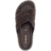 Gabor Dames Slippers 780.1 - Bruin - Maat 44