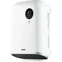 Domo DO7357F, Elektrische convector met ventilator, 1,4 meter, IP24, Voor binnen gebruik, Wandmontage, Wit