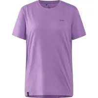 Haglöfs Outsiders Graphic T-shirt Met Korte Mouwen Paars L Vrouw