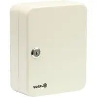 VOREL Sleutelkast - - 250x180x80 mm - 48 haken - Metaal - Veilige sluiting