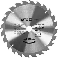 YATO Zaagblad van carbide - - 300 x 30 mm - 24 tanden - Wolfraamcarbide - Hout &amp; kunststoffen