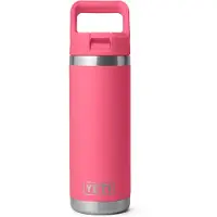 Yeti Thermosbeker Rambler Colour Straw Bottle Tropical Pink 18 Oz (532 ml)