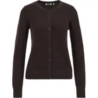 We fashion Gebreid vest donkerbruin