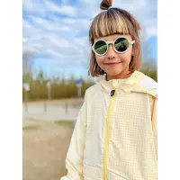 Ducksday - Jas - Windstopper - Waterafstotend - Unisex - Lemon - Geel - Back to school - 110/116 - 6 jaar