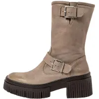 Art Dames Leren laarzen 1397 York grijs (41), Leer, 3 tot 5 cm, Ritssluiting, Casual 1139711EW003_039