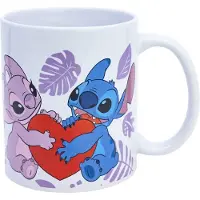 Stor Stitch & Angel Keramische mok - Love U