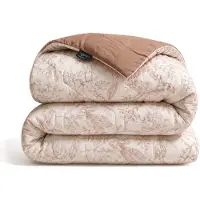 HappyBed Dekbed zonder overtrek 240x220 - Wasbaar Dekbed - Bedrukt dekbed zonder hoes - Hoesloos Dekbed - Lits Jumeaux - Jungle