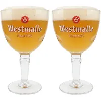 Westmalle Bierglazen Trappist - 330 ml - 2 stuks
