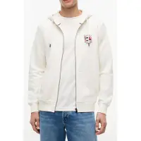 Tommy Hilfiger Sweatvest ivoor / navy / kersrood