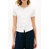 Tommy Hilfiger Gebreid vest wit