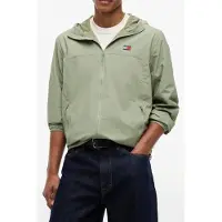 Tommy Hilfiger Tussenjas 'Packable Ripstop Relaxed Hooded' pastelgroen