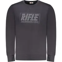 Rifle Blauwe Katoenen Mannen Sweatshirt