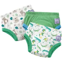 Bambino Mio Set van 3 herbruikbare zindelijkheidsbroekjes in Groen Jungle | Sneller en met vertrouwen zindelijk worden |