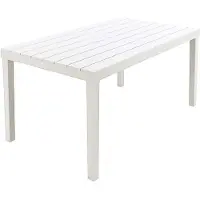 IPAE Progarden Tuintafel Sumatra Wit 78x138 cm