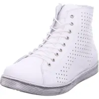 Andrea conti Boots 'Stiefel Damen 0347905 001 Echtleder in weiß' wit