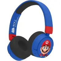 OTL TECHNOLOGIES Super Mario - draadloze kinderkoptelefoon - volumebegrenzing - lange batterijduur - microfoon - opvouwbaar - bluetooth