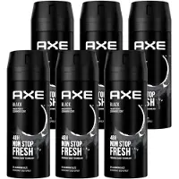 Axe Black deodorant bodyspray - 6 x 150 ml | Deodorant van