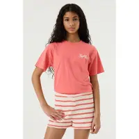 Garcia T-shirt met backprint rood Meisjes Katoen Ronde hals Backprint - maat 152/158