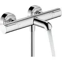 Hansgrohe Thermostaatkraan Ecostat Element voor bad, opbouwmodel, DN15, chroom, artikelnummer 13347000
