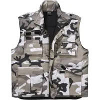 Brandit Bodywarmer 'Ranger' taupe / antraciet / zilvergrijs / stone grey