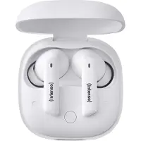 Intenso Buds Pro T502HAE weiß In Ear oordopjes Bluetooth Wit Noise Cancelling Waterafstotend Mobiele telefoon
