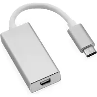 Roline Display Adapter, USB Type C - Mini-DisplayPort v1.2, zwart/blauw