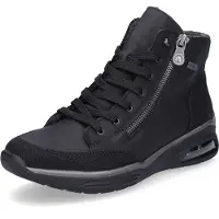 Rieker dames veterboot zwart