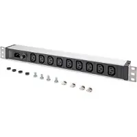 Digitus DN-95429 19" stekkerdoos voor apparatuur, 9-voudig, 1 HE