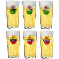 Vedett Bierglazen Extra - 250 ml - 6 stuks