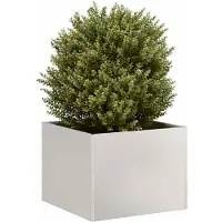 vidaXL Plantenbak 40x40x30 cm roestvrij staal
