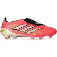 Adidas Predator Elite FT Gras Voetbalschoenen (FG) Felroze Zilvergrijs Zwart Goud