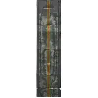 vidaXL Zandzakken 25 st 103x25 cm HDPE donkergroen