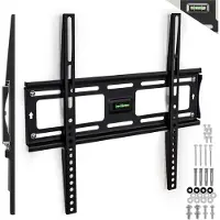 TecTake Muurbeugel 23-55 inch (58-140cm) vast - zwart