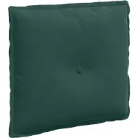 vidaXL Rugkussen Donkergroen 50 x 45 cm Corduroy stof