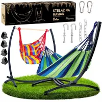 Zolta GoGarden - Hangmatset - 2 Persoons - Met Stalen Frame - 250kg Draagvermogen