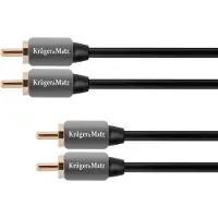 Krüger&Matz - RCA-kabel - Hoogwaardige Audio - Vergulde Stekkers