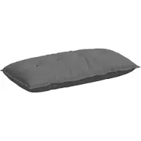 vidaXL Rugkussen Donkergrijs 100 x 50 cm Microvezel Stof