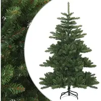 vidaXL Kunstmatige Hinged Kerstboom Groen 150 cm PVC, staal
