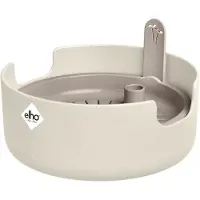 Elho Magic Microgreens 17 - Kweekbak voor Kiemgroenten - 100% Gerecycled Plastic - Ø 16.8 x H 7.1 cm - Linen white