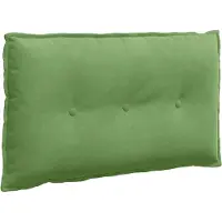 vidaXL Rugkussen Lichtgroen 80 x 50 cm Corduroy stof